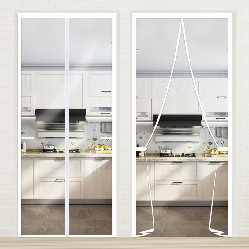 Eva Transparent Insulated Magnetic Door Curtain