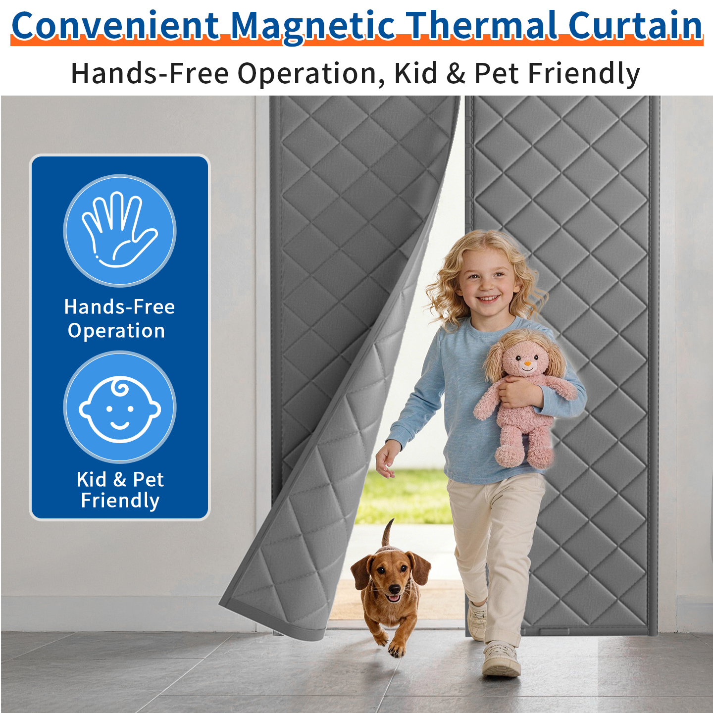 Magnetic Thermal Insulated Curtain